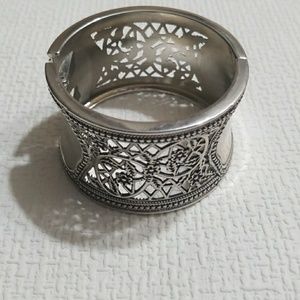 Silvertone Cuff Bracelet